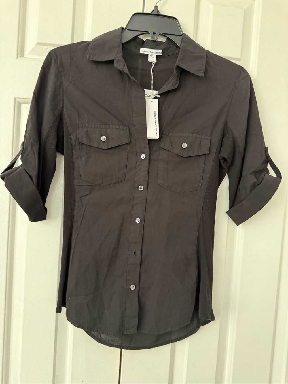 NWT James Perse Fitted Button-Down Shirt